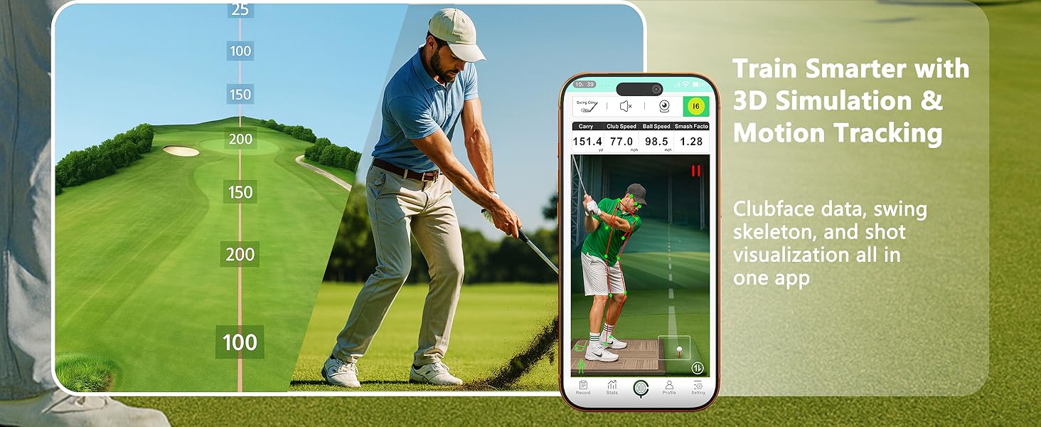 Golf Launch Monitor & Simulator
