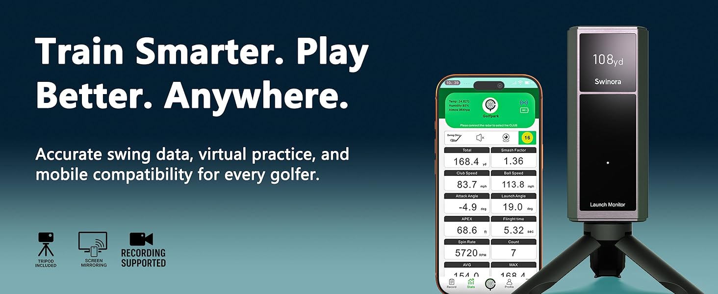 Golf Launch Monitor & Simulator