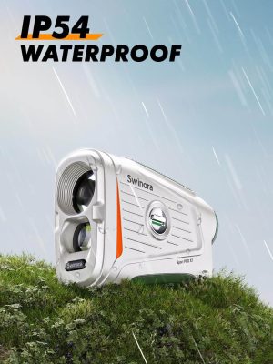 Magnetic Golf Rangefinder with Slope – 7X Magnification, 1300Y Range Finder Golf for All Levels, Fast Flag Lock Vibration, Rechargeable, Waterproof (darkgreen) - Image 6